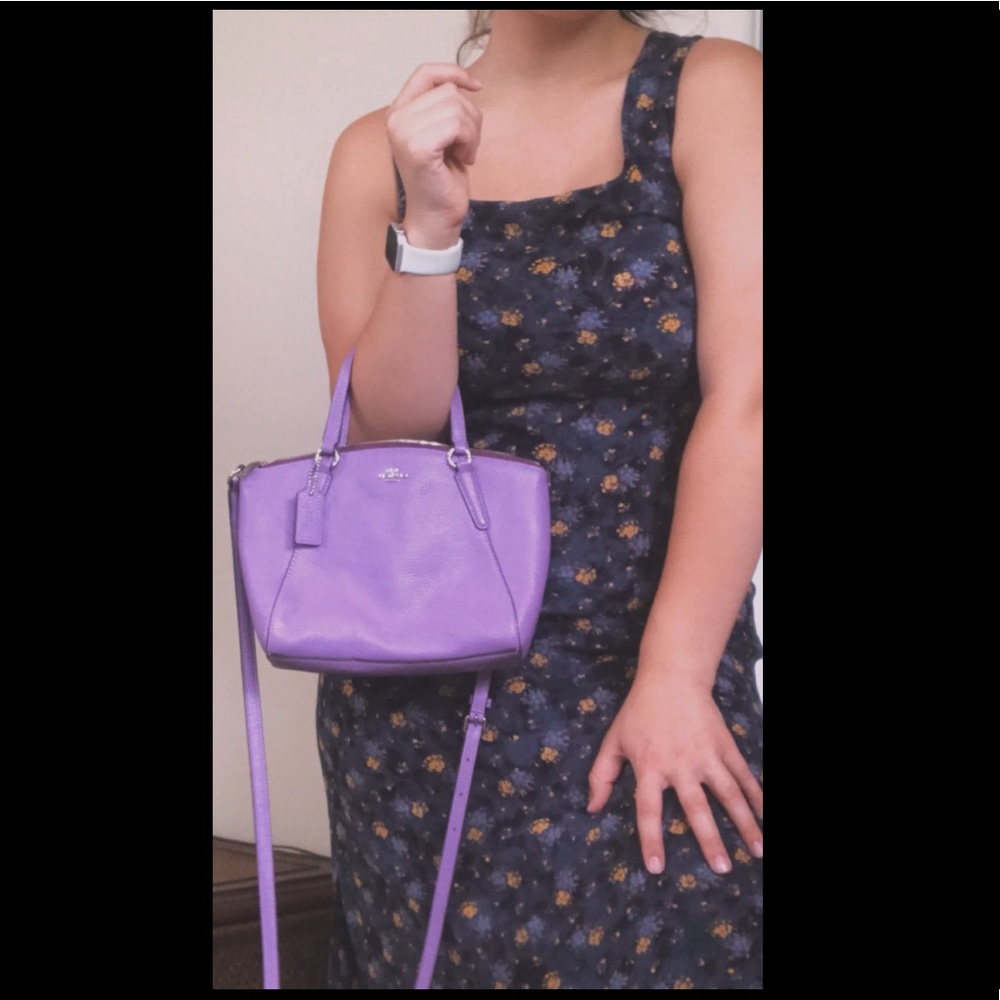 LILAC CROSS BODY COACH PURSE